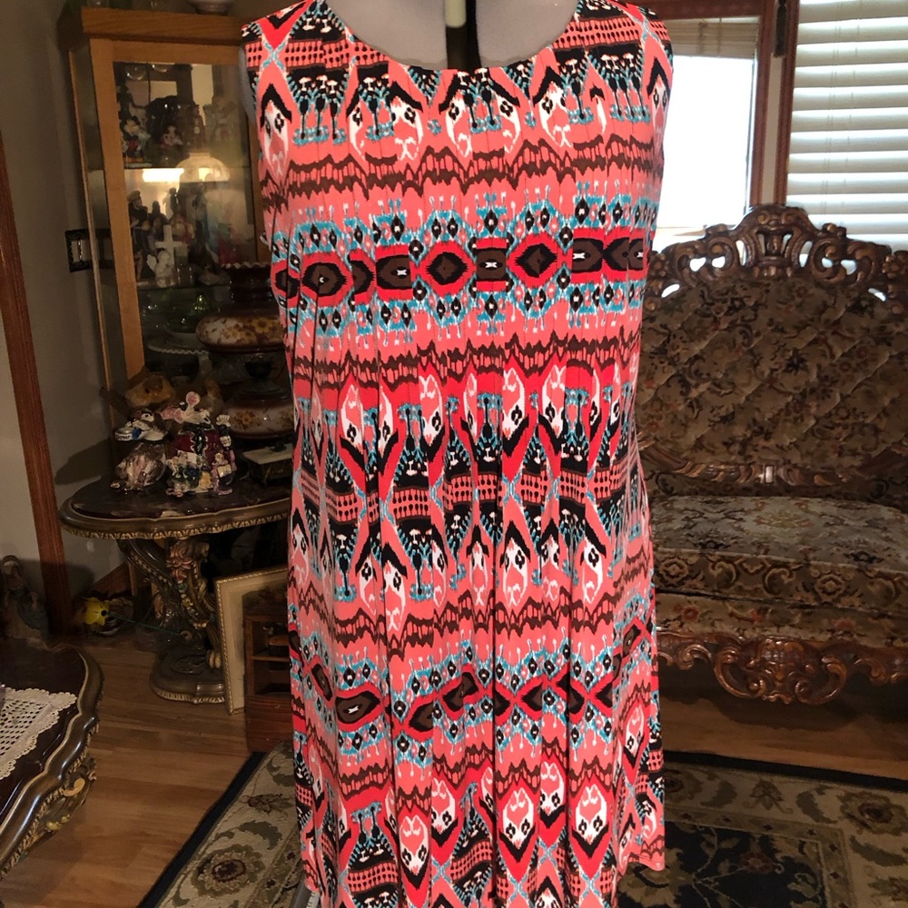 Colorful Dress By Glamour Size 18W Get Ready For Summer